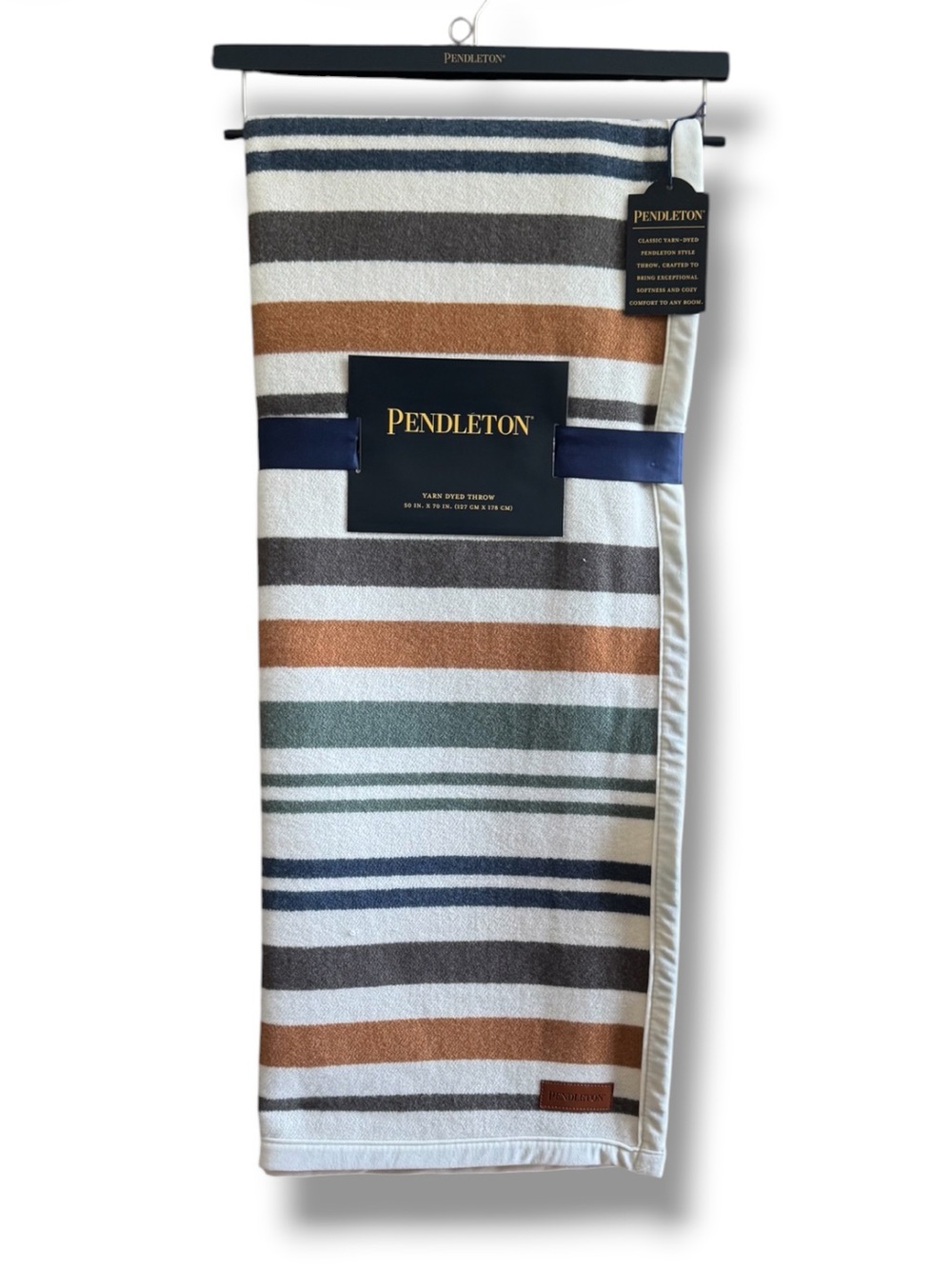 Pendleton Yarn Dyed Throw Highland Stripe 50”x70”